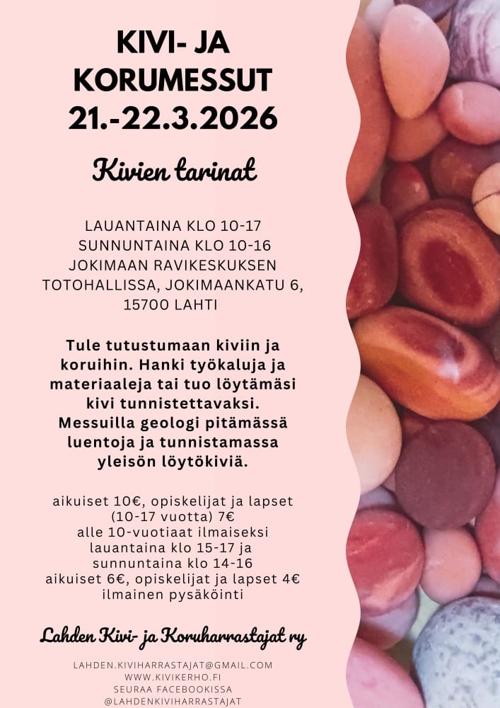 Kivimessut maaliskuu 2026 mainos